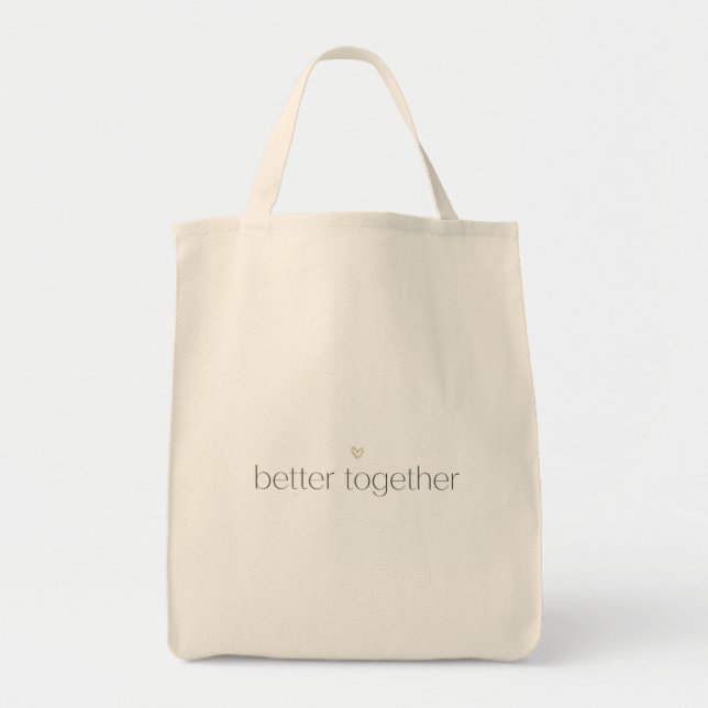 Better Together Wedding Tote Bag (Devant)