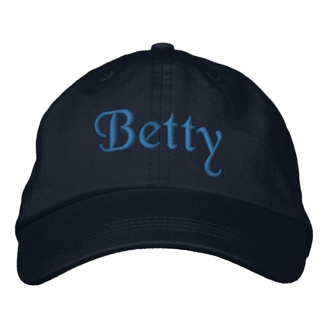 Betty Personnalisée Brodée Casquette de baseball B (Devant)