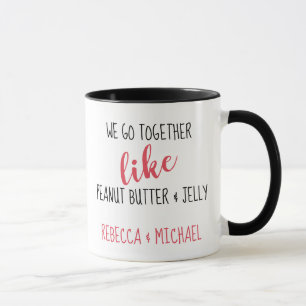 Beurre d'arachide et gelée 11 oz Combo Mug