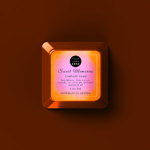 Beurre de logo Étiquette de produit de savon cosmé