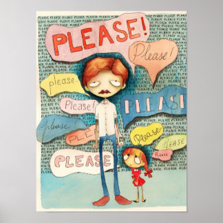 Beurre Guppy - S'il vous plaît ! Affiche