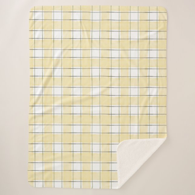 Beurre Jaune Blancs Plaid Trappes Anniversaire (Devant)