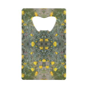Beurre Jaune California Poppy Motif Carte de crédi