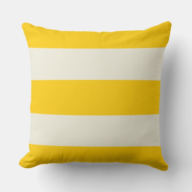 Beurre Jaune et Ecru Coussin de bande (Recto)