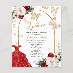 Beurre Quince Invitations Bilingue Budget