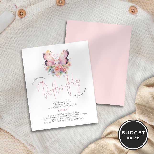 Beurre sucré budgétaire en route Baby shower flora (Créateur téléchargé)