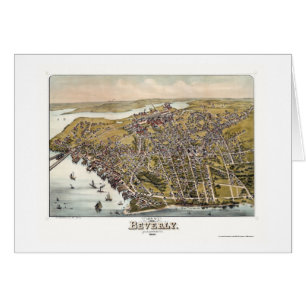 Beverly, carte panoramique de mA - 1886