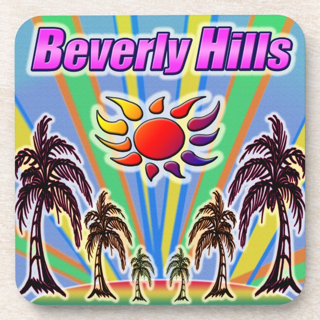 Beverly Hills Dessous de verre d'amour été (Devant)