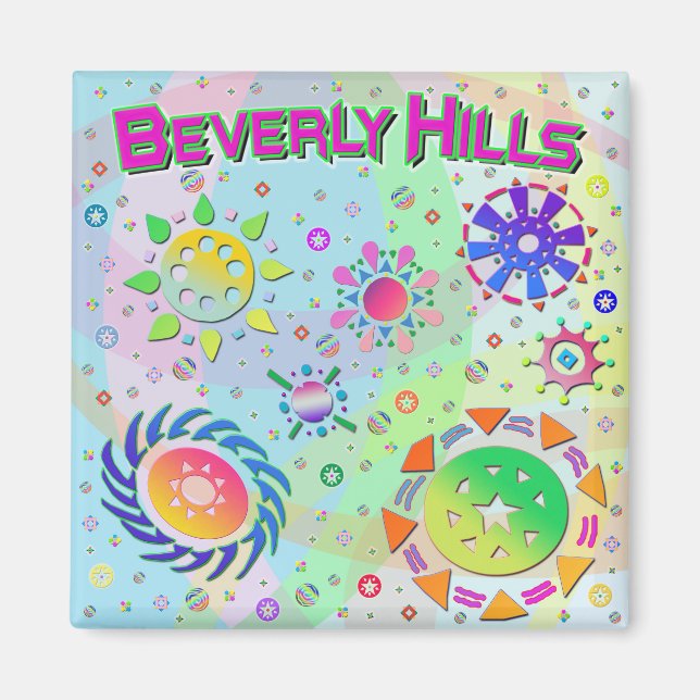Beverly Hills sept soleils et aimant énergétique (Devant)