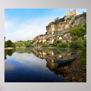 Beynac-et-Cazenac et affiche de rivière de