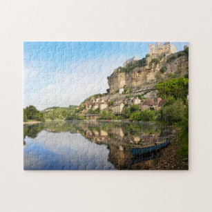 Beynac-et-Cazenac et puzzle de rivière de Dordogne