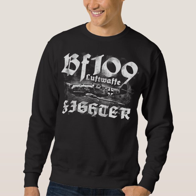 Bf 109 Sweatshirt de base masculin (Devant)