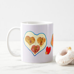 BFF 3 Feuilles dans la Mug Café Coeur