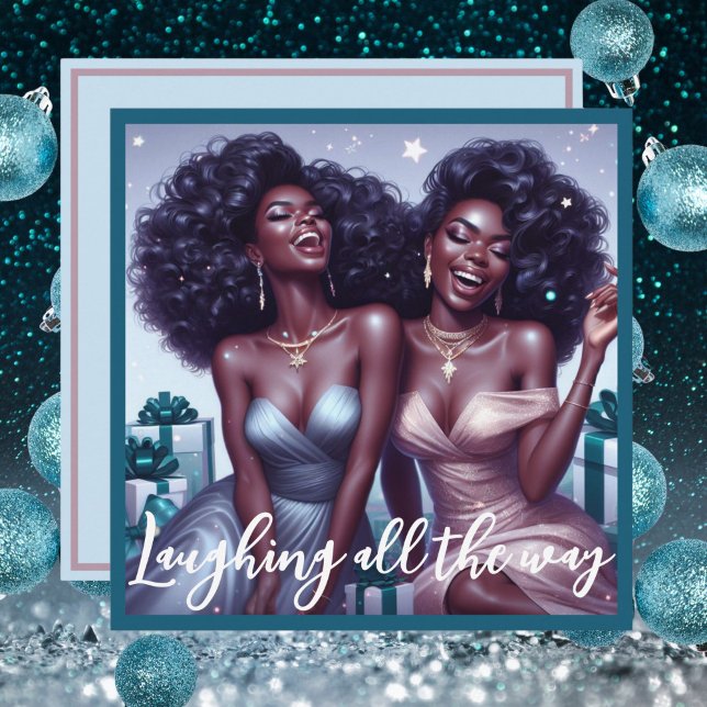 BFF Afro-Américains glamour Diva Noël (Créateur téléchargé)