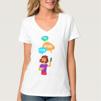 BFF -Gift- T-shirt T-Cou de base pour femmes