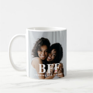 BFF Meilleurs Amis Forever Bestie Coeur Photo Mug