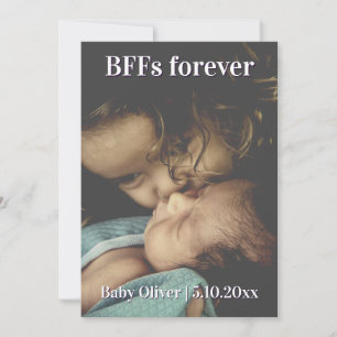 BFF pour toujours nouveau Faire-part de naissance