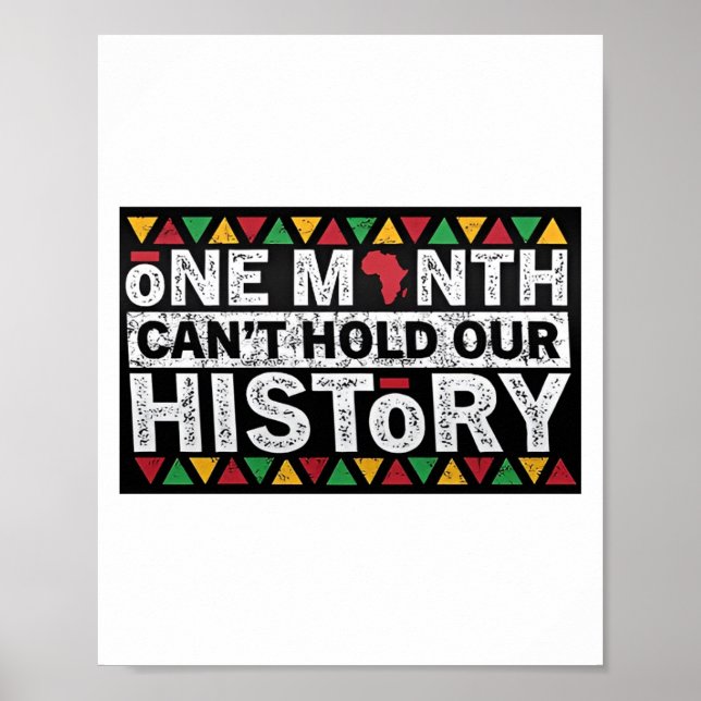 Bhm Black History Is American Poster (Devant)