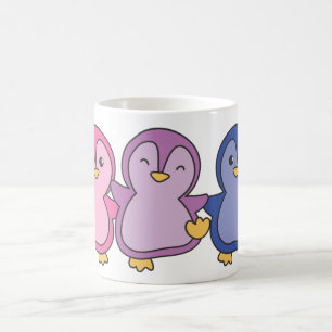 Bi Flag Pride Lgbtq Cute Penguin Coffee Mug