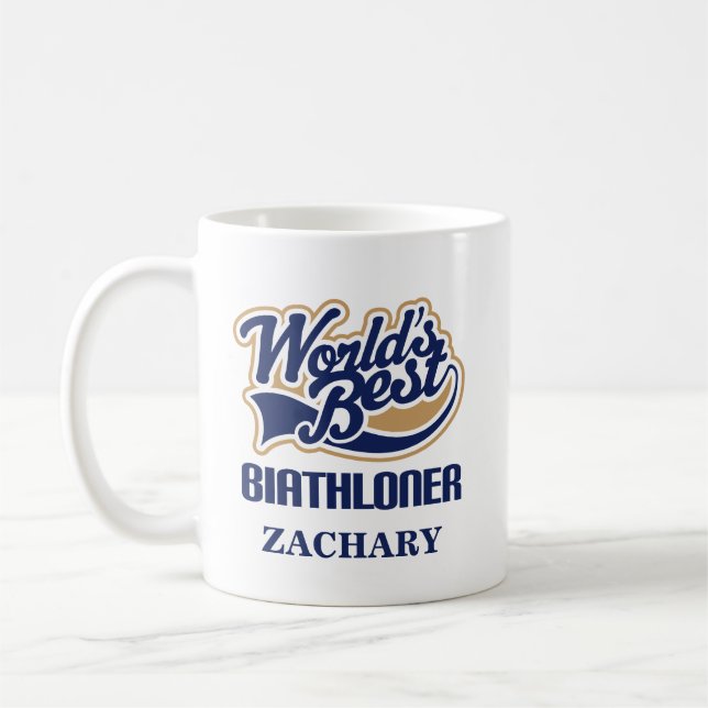 Biathloner a personnalisé le cadeau de tasse (Gauche)