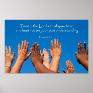 Bible phrase poster