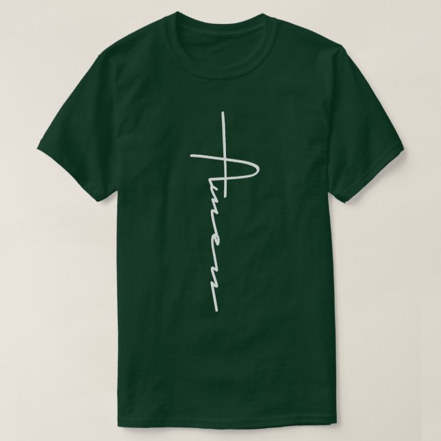 Bible Verse Amen God Premium T-shirt (Design devant)