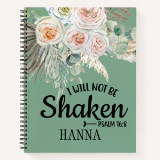 Bible Verse Aquarelle Pampas Carnet en herbe