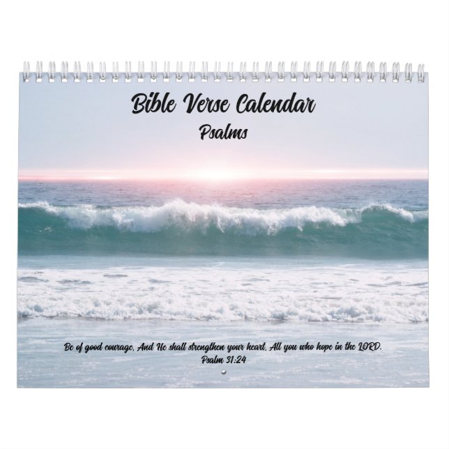 Bible Verse Écriture Calendrier Psaumes (Protection)