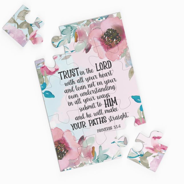Bible verse floral Puzzle (Créateur téléchargé)