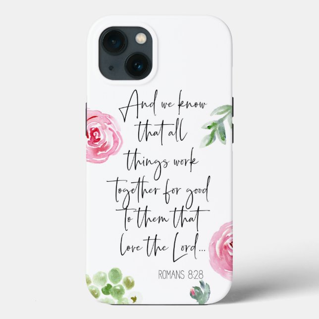 Bible Verse iPhone / coque ipad 13 (Verso)