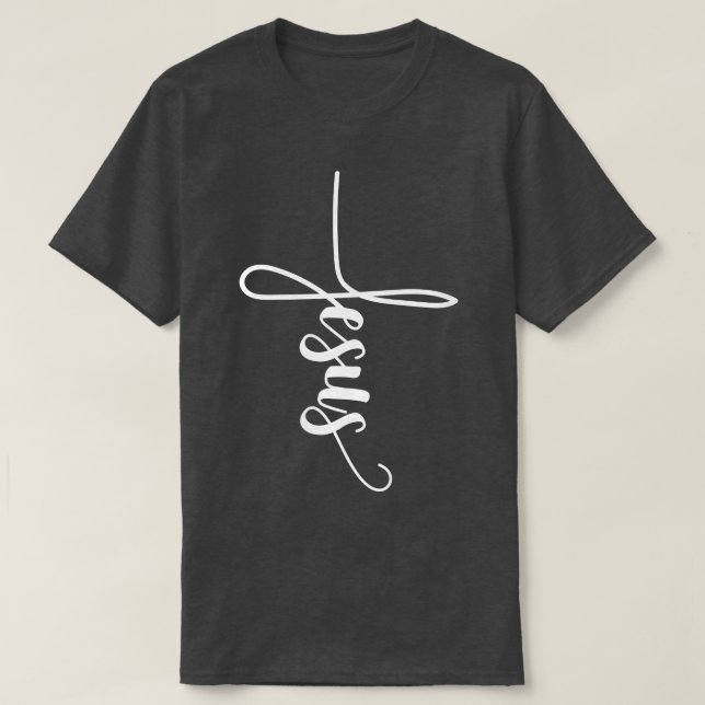 Bible Verse Jesus God Premium T-Shirt (Design devant)