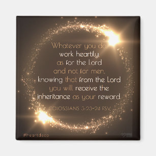 Bible Verse Magnet - Colossiens