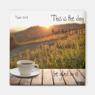 Bible Verse Magnet - Psaume 118