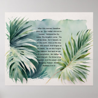 Bible Verse Modèle, Value Poster Paper (Matte)