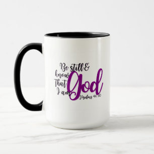 Bible Verse Mug - Psaume 46:10