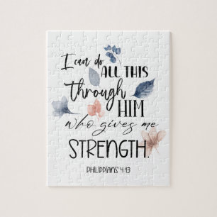 Bible verse Philippiens Puzzle