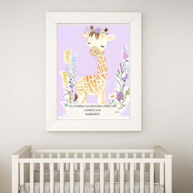 Bible Verse Safari Nursery Photo (Créateur téléchargé)