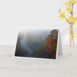 Bible Verse Sympathie Carte de voeux pliée