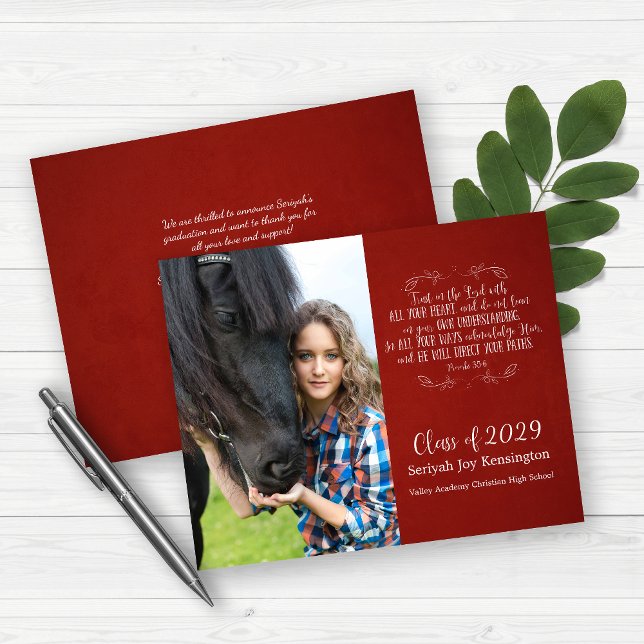 Bible Verset de Remise des Diplômes Chrétien de Bu (Créateur téléchargé)