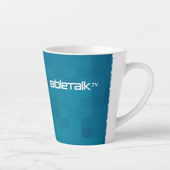 BibleTalk.tv – Latte Mug (Droite)