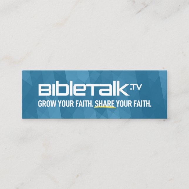 BibleTalk.tv - Mini carte Promo (Devant)