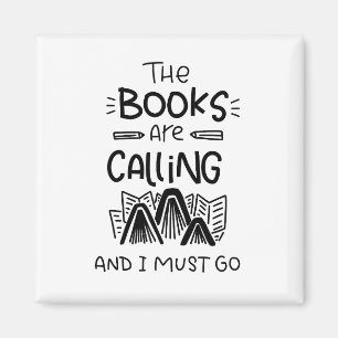 Bibliothécaire, Auteur de livres, Magnet de vers 