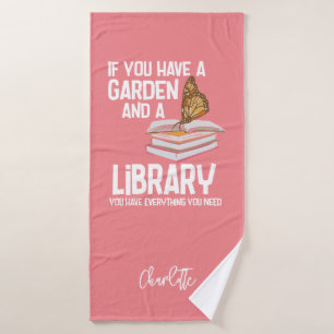 Bibliothécaire Nerd et Jardinier Swag Personnalisé