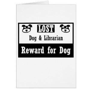 Bibliothécaire perdu de chien