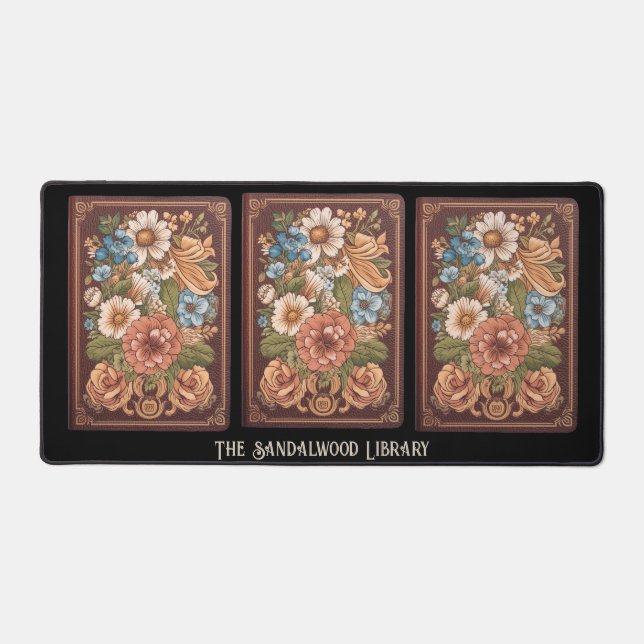 Bibliothèque de livres vintage (Recto)