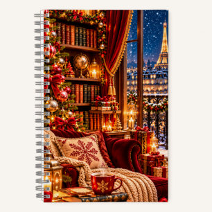 Bibliothèque de Noël Cosy à Paris - Cahier Spirale