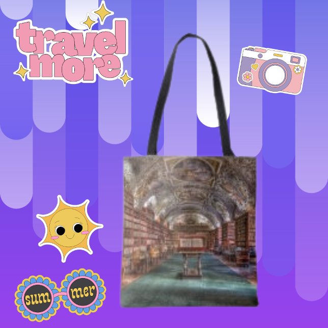 Bibliothèque de Prague Monastère moderne Sac fourr (Créateur téléchargé)