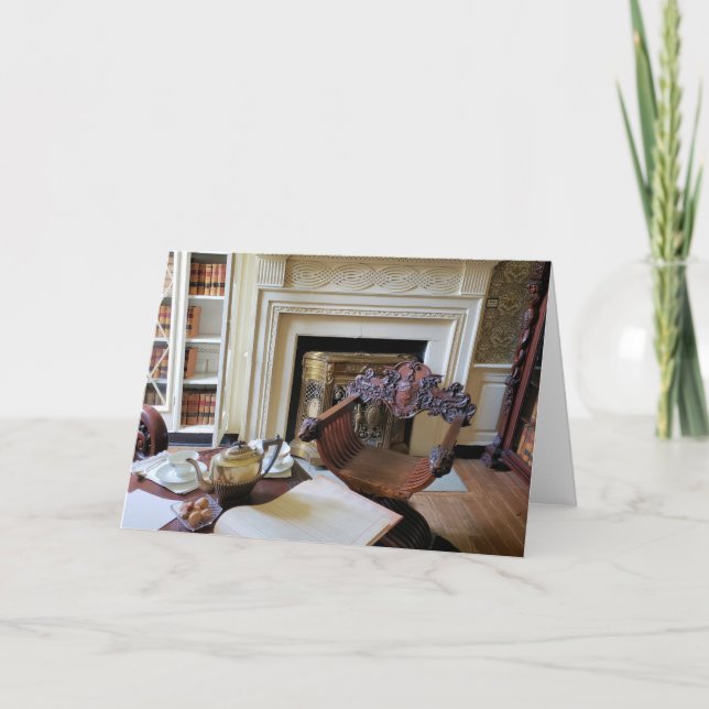 Bibliothèque du XIXe siècle au White Hall Mansion, (Devant)