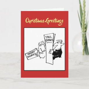 Bibliothèque, librairie ou librairie Carte de Noël