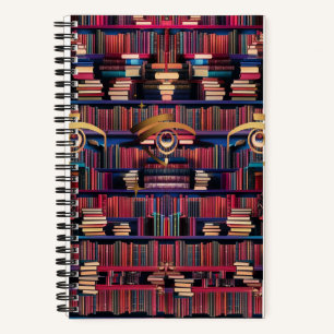 Bibliothèque Mystique Yeux Cahier à Spirale - Surr